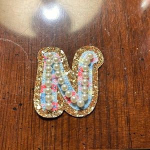 Stoney Clover Lane x Loveshack Fancy Pearl “N” Patch